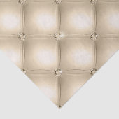Glam Champagne Gold Glitzy Diamonds Seidenpapier (Detail)