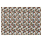 Glam Champagne Gold Red White Blume Tischdecke (Vorderseite (Horizontal))