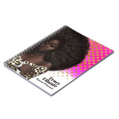 Glam Chic Afro Boss Notebook Notizblock (Linke Seite)