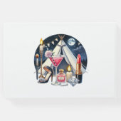 Glam Chic Camp Bride Bachelorette Weekend Gästebuch (Rückseite)