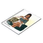 Glam Chic Coffee Boss Notebook Notizblock (Linke Seite)