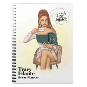 Glam Chic Coffee Boss Notebook Notizblock