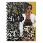 Glam Chic Fashion Boss Notebook Notizblock (Vorderseite)