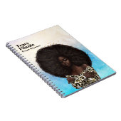 Glam Chic Leopard Skin Afro-American Notizblock (Rechte Seite)