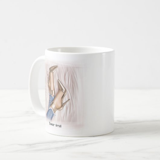 Glam Chic Mode Kaffeetasse (Vorderseite Links)