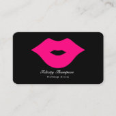 Glam Chic Visagist QR Code Visitenkarte (Vorderseite)