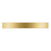 Glam Chic Yellow Gold Ribbon Weihnachten Ripsband (Vorderseite)