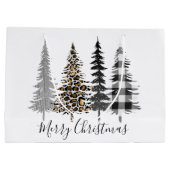 Glam Christmas Große Geschenktüte (Rückseite)