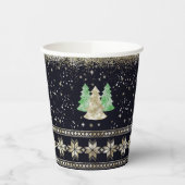 Glam Christmas Party Pappbecher (Links)