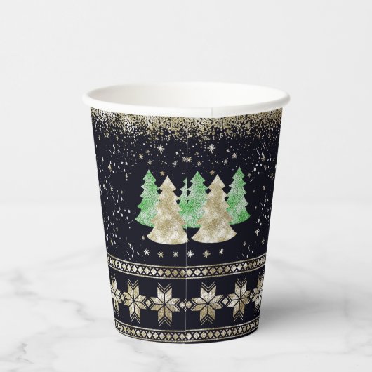 Glam Christmas Party Pappbecher (Rechts)