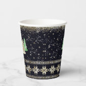 Glam Christmas Party Pappbecher (Vorderseite)