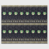 Glam Christmas Tree Geschenkpapier (Flach)