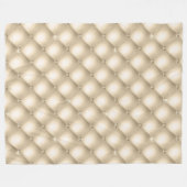 Glam Cream Champagne Diamond Glitz Wedding Fleecedecke (Vorderseite (Horizontal))