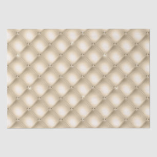 Glam Cream Champagne Diamond Glitz Wedding Seidenpapier