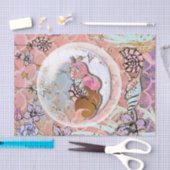 Glam Dark Mermaid Girls Baby Showday Party Seidenpapier (Handwerk)