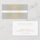 Glam Deko Jewelry Design Fashion Boutique Nr. 8 Visitenkarte (Vorne/Hinten)