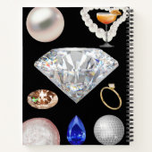 💍 Glam Diamond & Gems ✨ Notizblock (Rückseite)