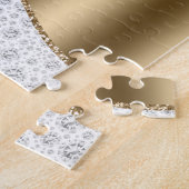 Glam Diamonds, Gold Monogram, Skriptname Puzzle (Seite)