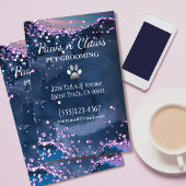 Glam Dog Pet Grooming Paw Agate Glitzer Flyer