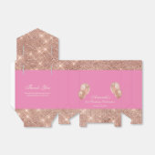 Glam Emerald Pink und Rose Gold Geschenkschachtel (Ungefaltet)