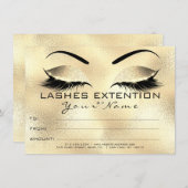 Glam Eyebrow Lashes Beauty Makeup Certificate Gesc (Vorne/Hinten)