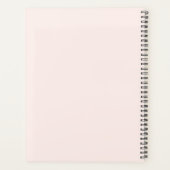Glam Eyelashes Classic Pink Terminkalender Planer (Rückseite)
