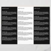 Glam Eyelashes Extensions Salon Tri-Fold Broschüre (Hinten)