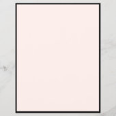 Glam Eyelashes Klassisches Schwarz und Rosa Flyer (Hinten)