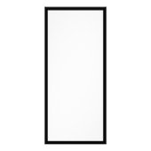 Glam Eyelashes Klassisches Schwarz und Weiß Werbekarte (Hinten)