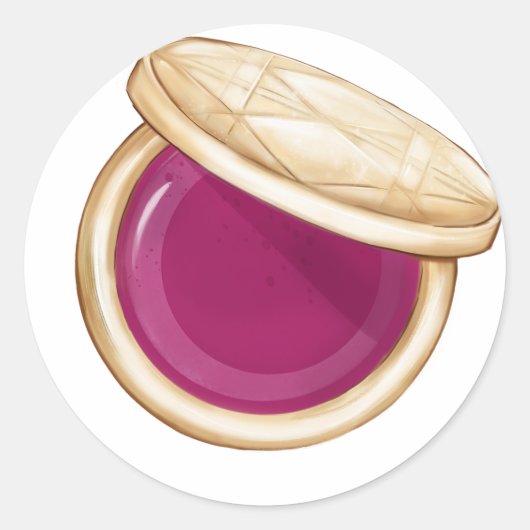 Glam Fashion Show Runder Aufkleber (Vorderseite)