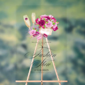 Glam Fashion Show Willkommen Acrylschild (Neutral)