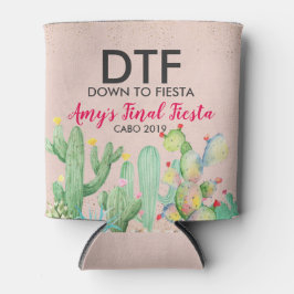 Glam Fiesta Personalisiert Bachelorette Can Cooler Dosenkühler