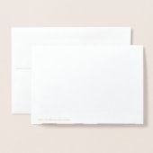 Glam Frohe Weihnachten glückliche Neujahrsfamilie Folienkarte (Rückseite mit Umschlag)