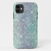 Glam Funkelnd Diamond Snakeskin Muster Case-Mate iPhone Hülle (Rückseite)