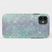 Glam Funkelnd Diamond Snakeskin Muster Case-Mate iPhone Hülle (Rückseite (Horizontal))