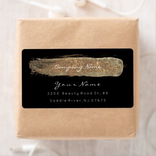 Glam Funkelnd Glitzer Black Bright Ivory Foxier (Insitu)