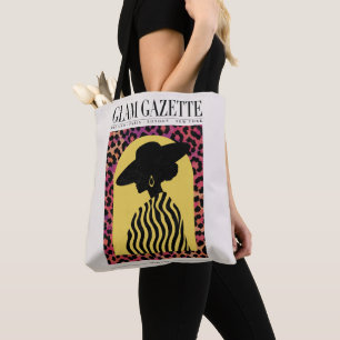 Glam Gazette Leopard Mode-Tasche Tasche