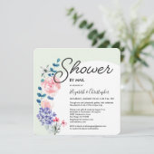 Glam Gender Neutral Whimsical Baby Dusche per E-Ma Einladung (Stehend Vorderseite)