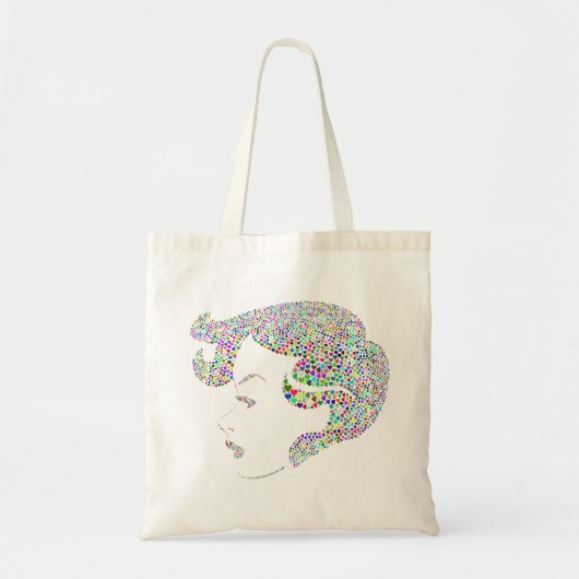 Glam Girl mit Herzen Tragetasche (Vorne)