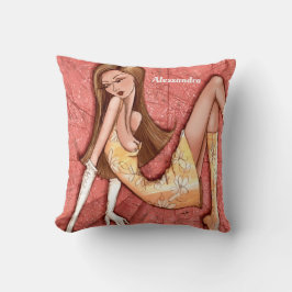 Glam Girl Sexy Sassy Go Girl Peach Kissen