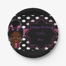 Glam Girl Theme Pappteller