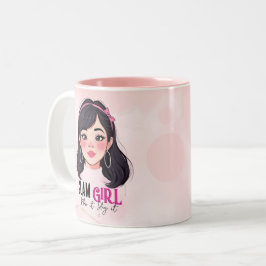 GLAM GIRL ZWEIFARBIGE TASSE