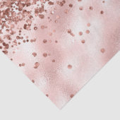 Glam Girly Blush Pink Glitzer Sparkle Confetti Seidenpapier (Detail)