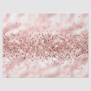 Glam Girly Blush Pink Glitzer Sparkle Confetti Seidenpapier
