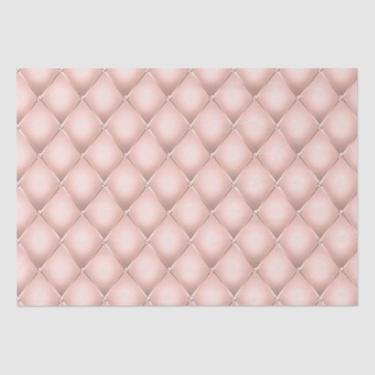 Glam Girly Blush Pink Sparkle Tufts Seidenpapier (Vorderseite)