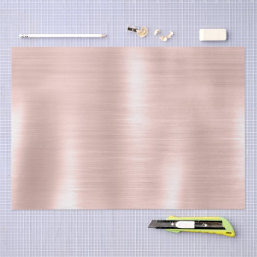 Glam Girly Blush Pink Wedding Seidenpapier (Handwerk)