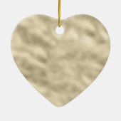 Glam Girly Gold Glitzer Sparkle Confetti Keramik Ornament (Hinten)