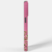 Glam Girly Pink Gold Leopard Case-Mate iPhone Hülle (Rückseite / Rechts)