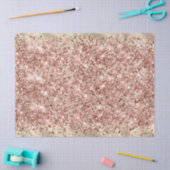 Glam Girly Rose Gold Rosa Glitzer Sparkle Confetti Seidenpapier (Basteln)