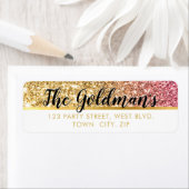 GLAM glamouröser cooler Luxus pinkfarbener Glitzer (Insitu)